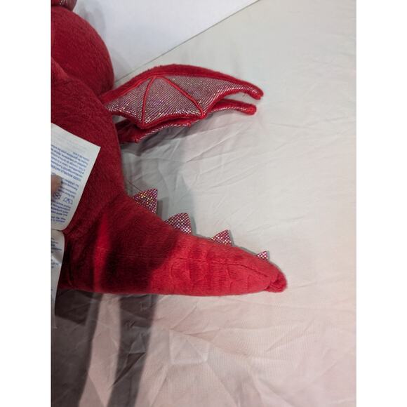 Build A Bear MagicQuest Red Dragon Ellie 15” Plush Great Wolf Lodge Exclusive - Picture 9 of 11